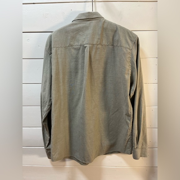 RUE SAINT-PATRICK Grey Beige Button-Up Shirt XL - Picture 4 of 8